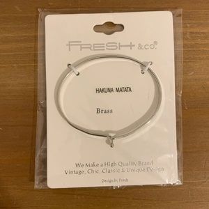 Fresh & Co. Brass Bangle Bracelet